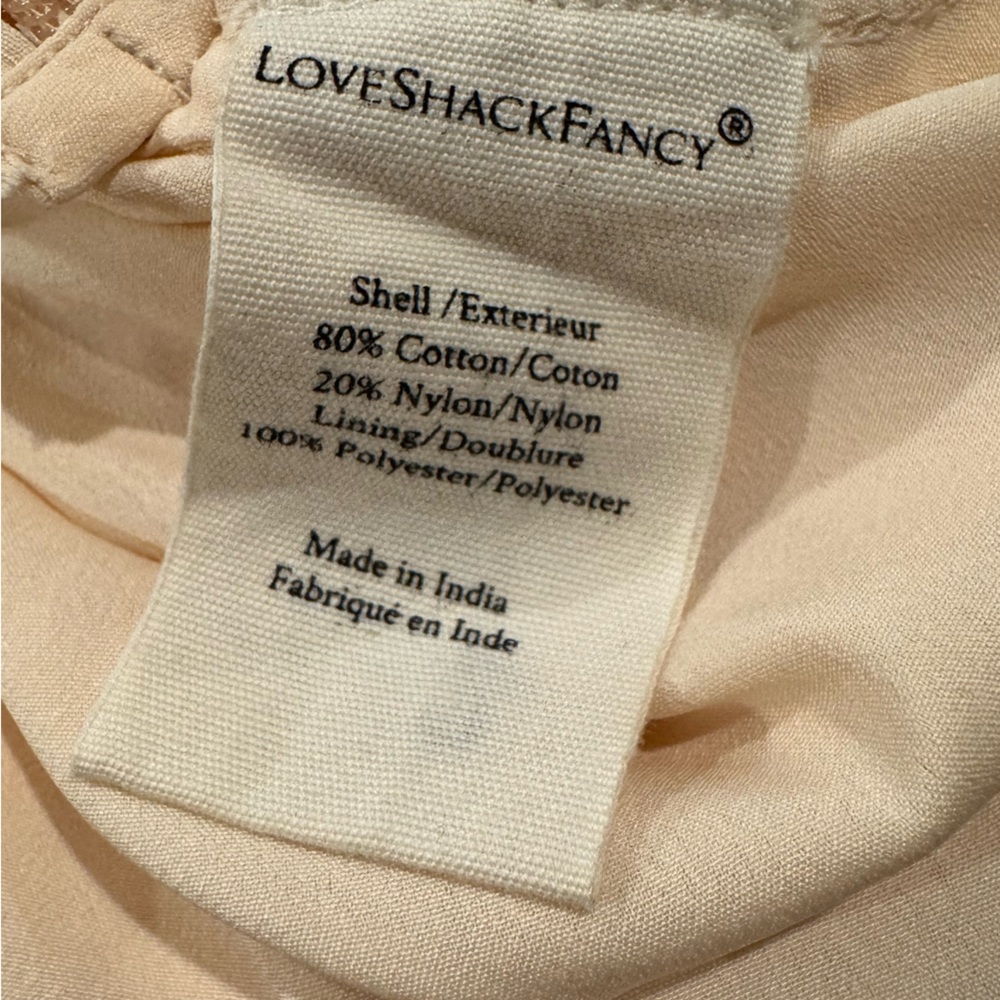 LoveShackFancy | Hopely Dress In Buttercream - Lace - Romantic - Feminine - Picture 9 of 12
